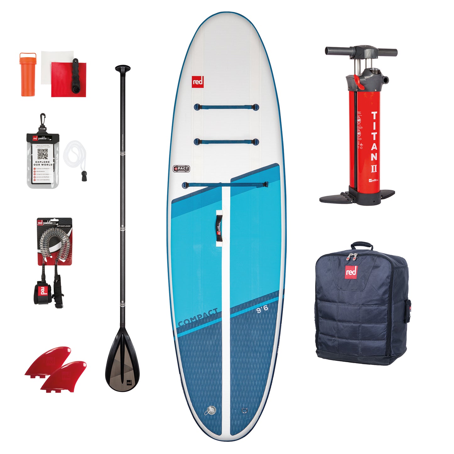 Red Paddle Co - 2021 COMPACT 9'6 - gebraucht